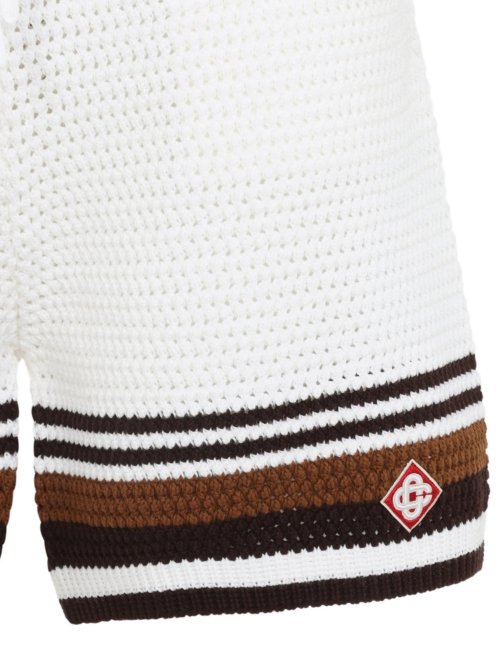 Casablanca cotton striped bermuda shorts