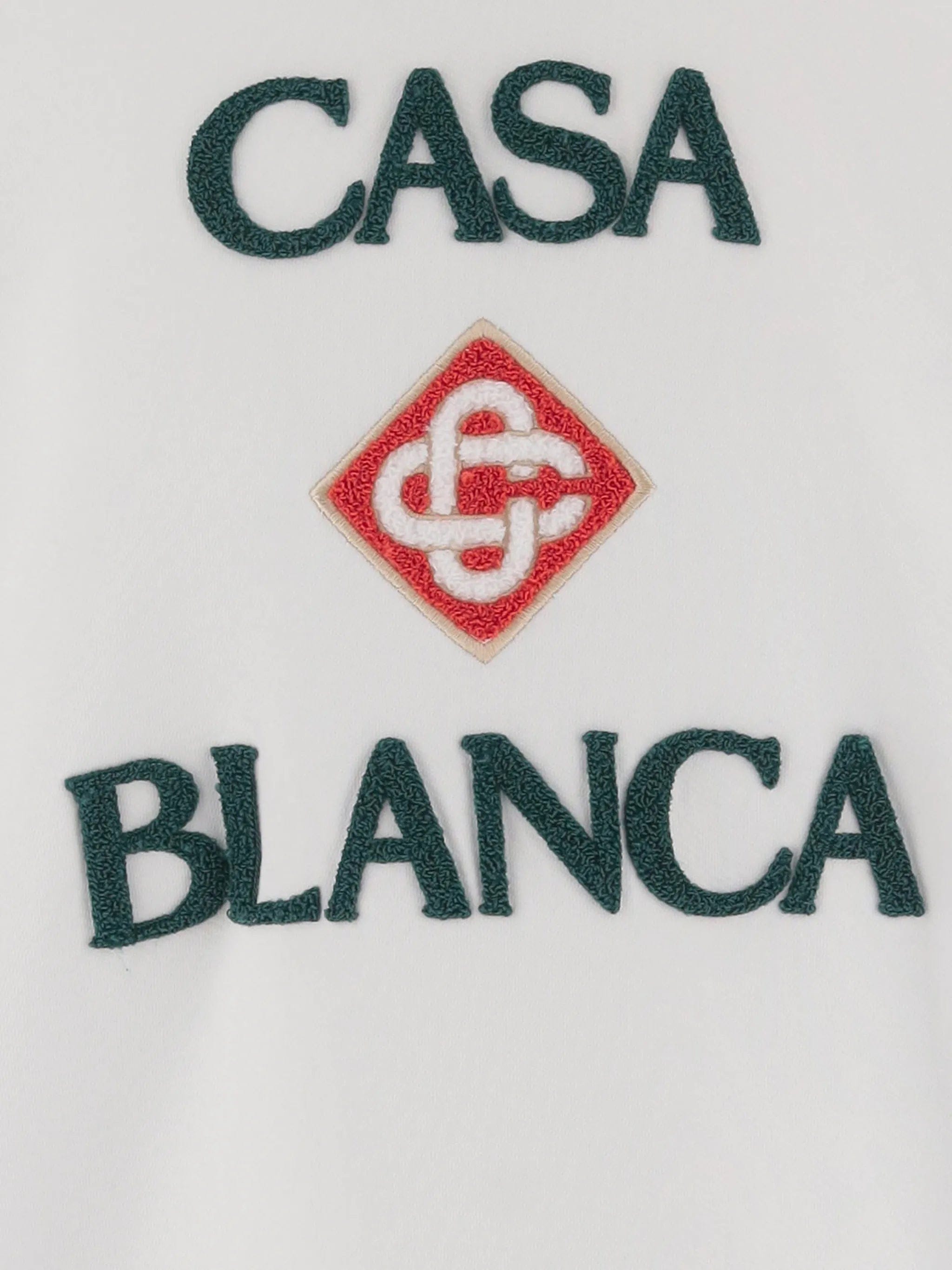 Casablanca logo - patch sweater