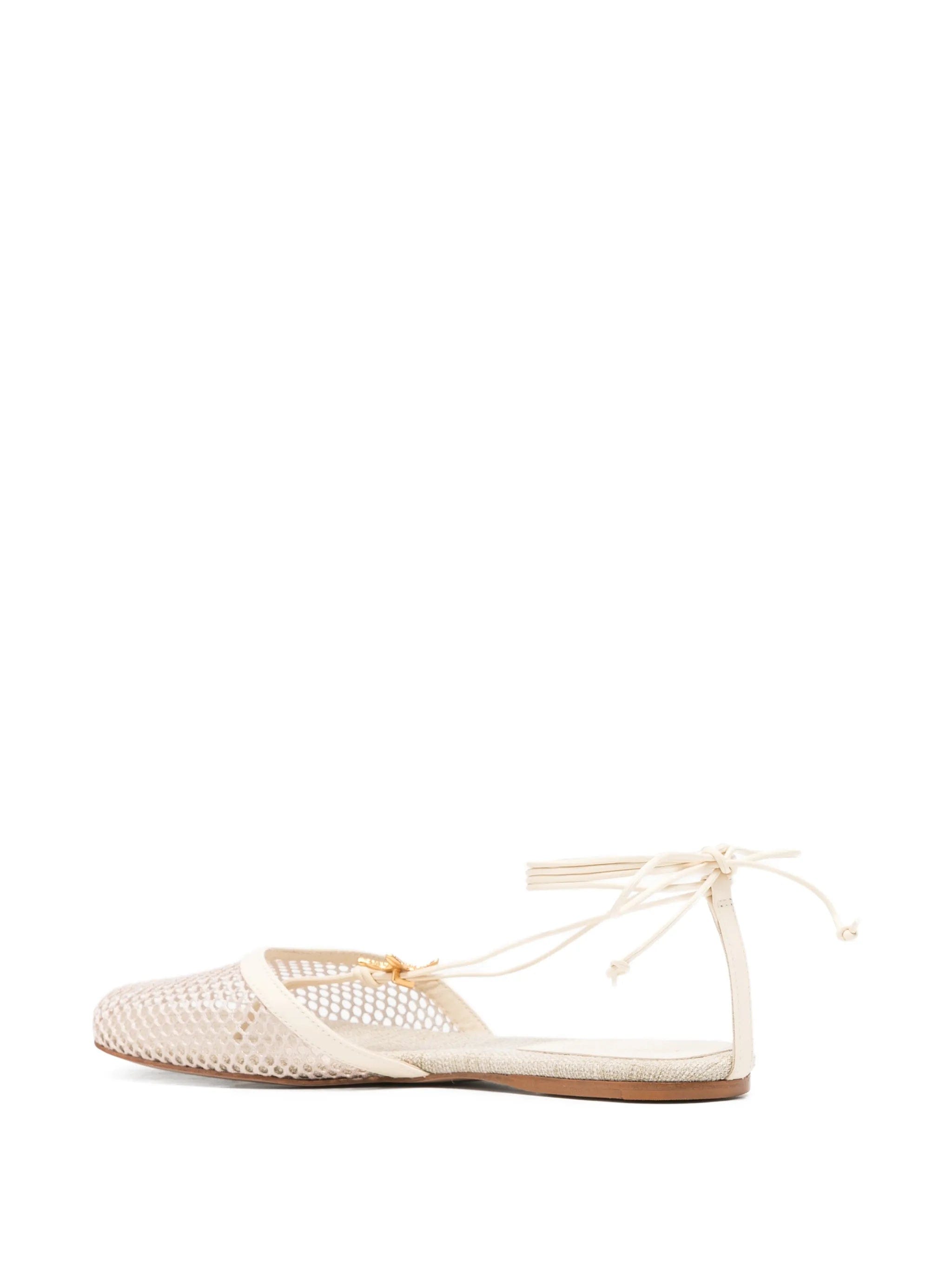 FARM Rio starfish - detail lace - up mules