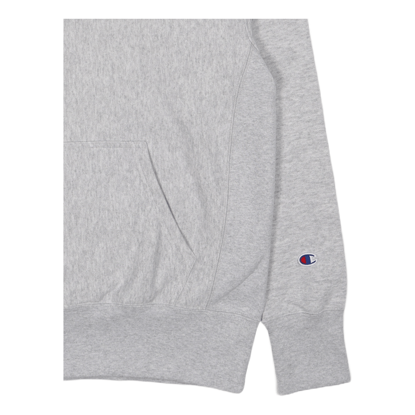 Champion Hooded Sweatshirt Gray Melange Light