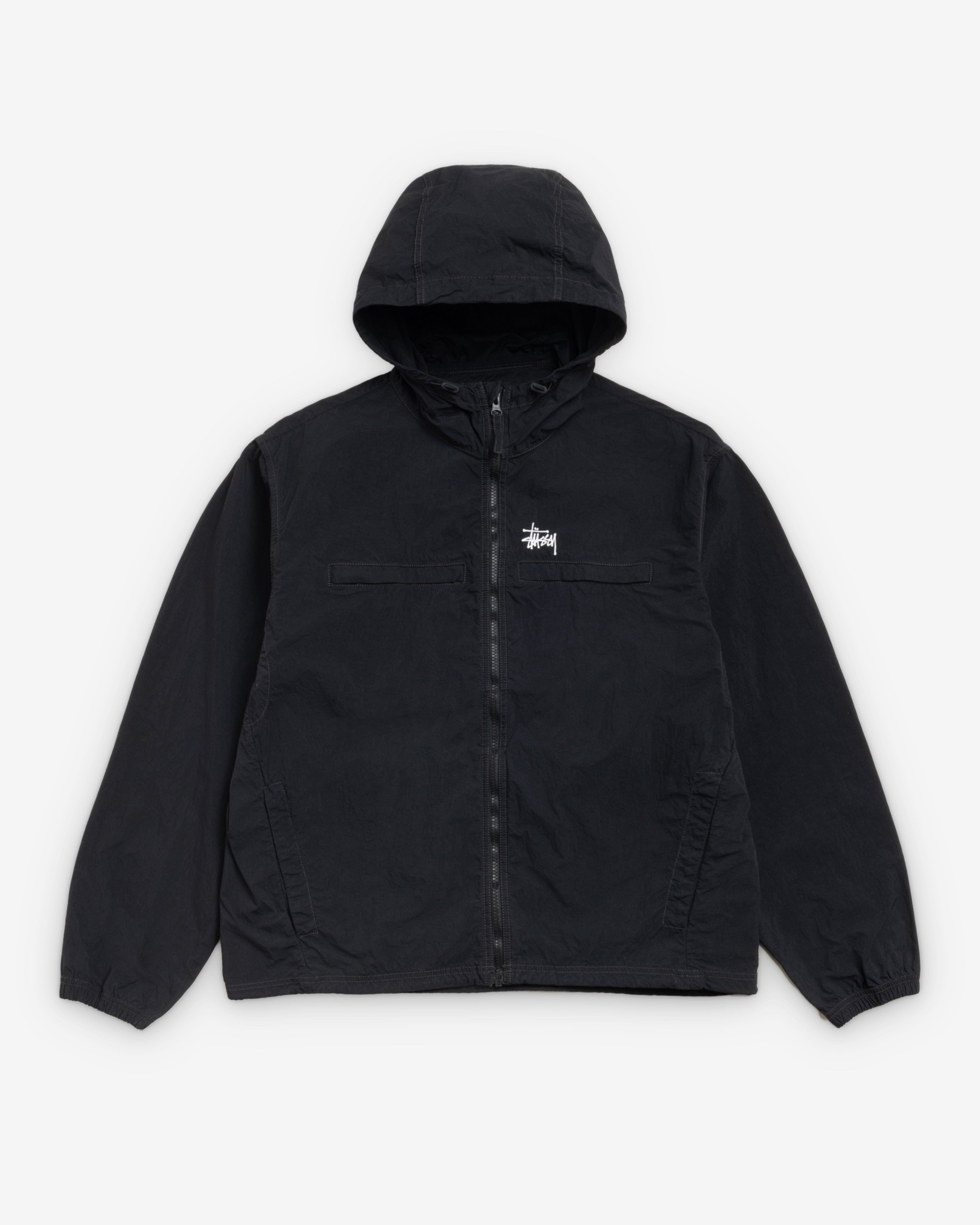 Stüssy - Men's Lightweight Hooded Jacket - (Black)