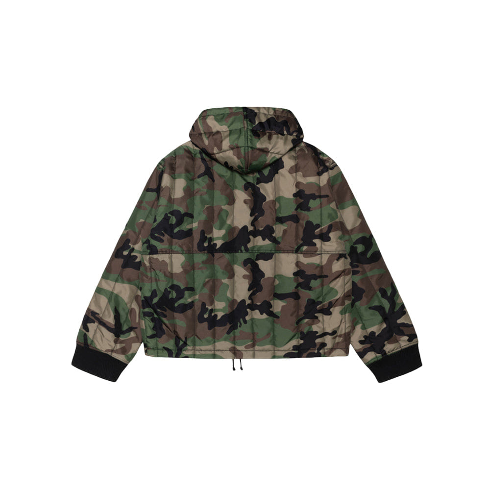 Stüssy Work Jacket Quilted Nylon - Woodland Camo