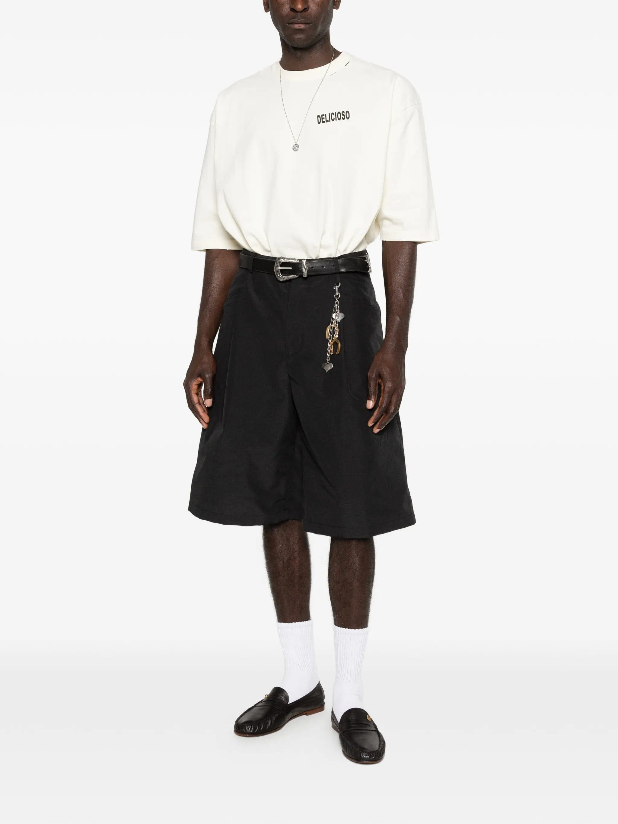 Willy Chavarria Chilango pleated shorts