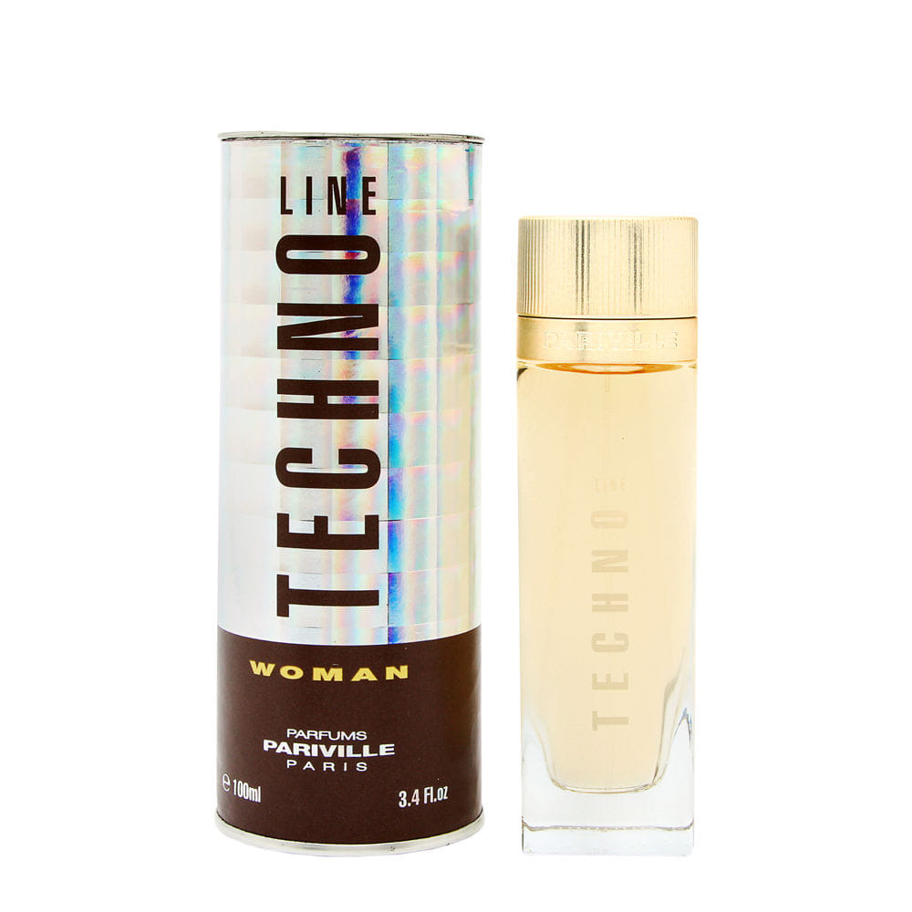 Parfums Pariville Techno Line Woman by Parfums Pariville 3.4 oz Eau de Parfum Spray