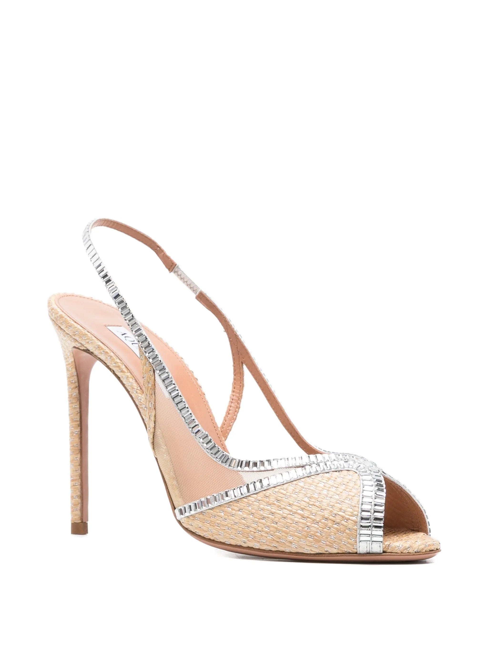 Aquazzura Wild Aurora crystal - embellished sandals