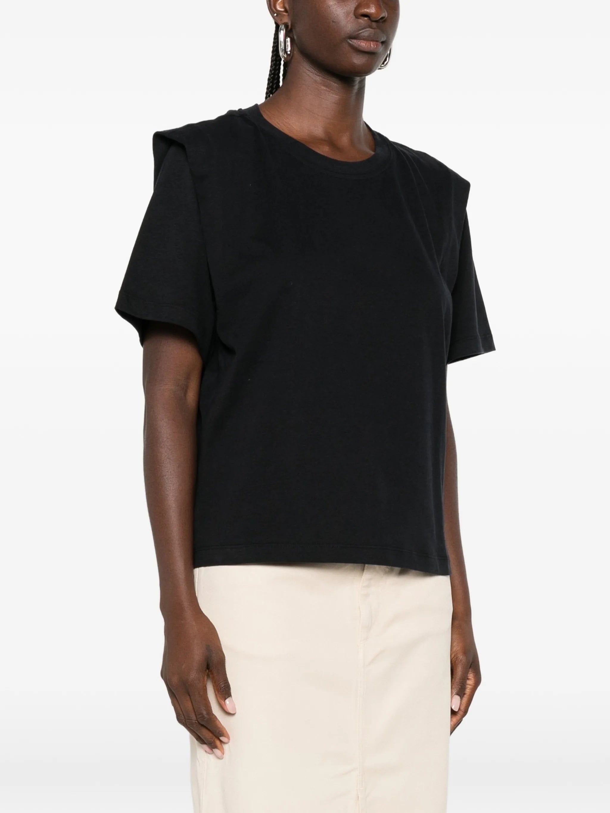 Isabel Marant Zelitos padded - shoulder T - shirt