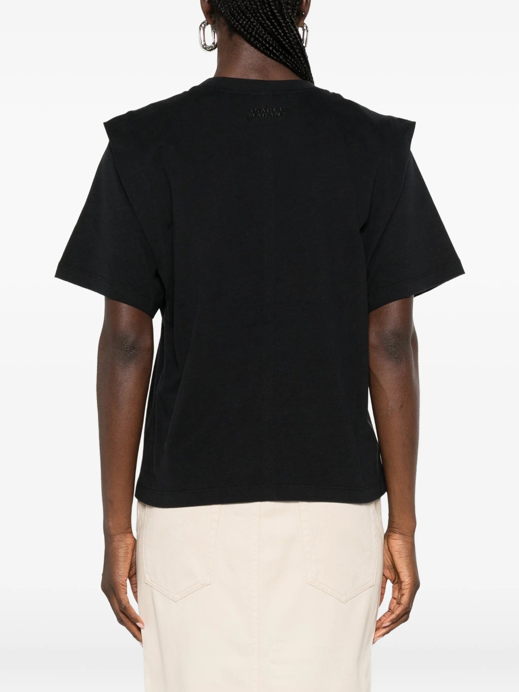 Isabel Marant Zelitos padded - shoulder T - shirt