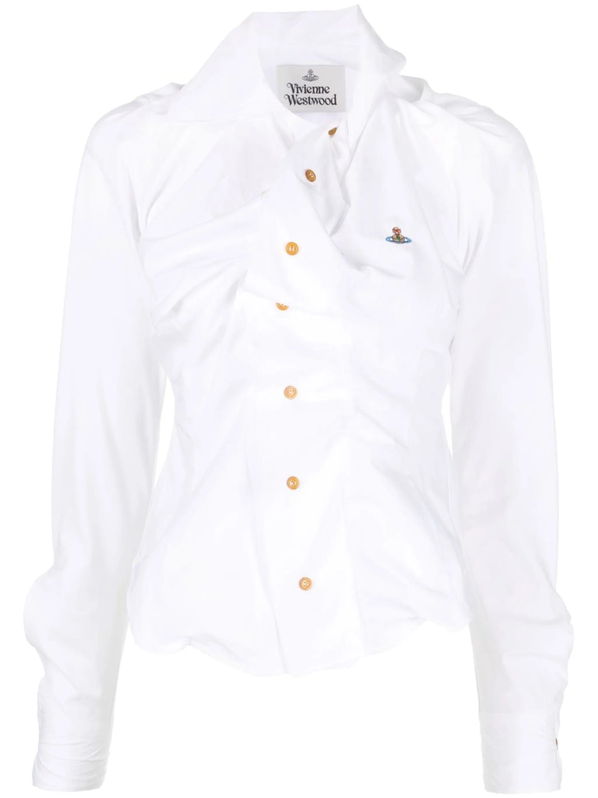 Vivienne Westwood Drunken asymmetric shirt