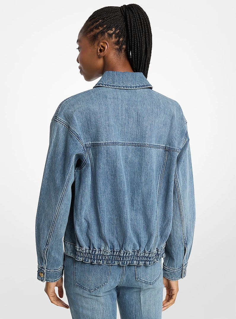 Denim Zip-Up Jacket