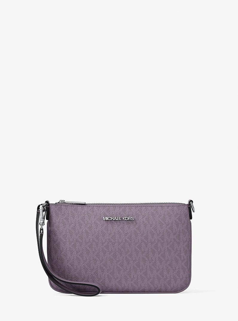 Jet Set Small Signature Logo Convertible Wristlet
