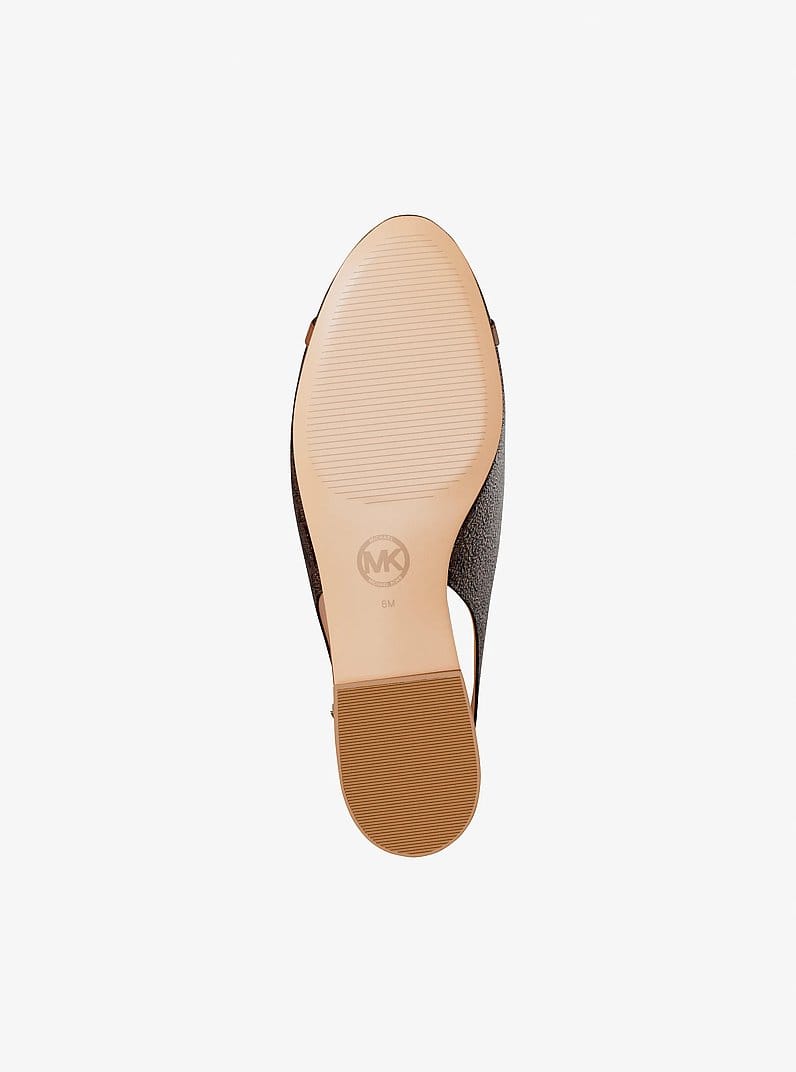 Dori Signature Logo Slingback Flat