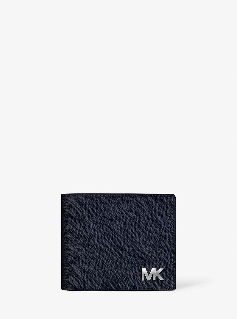 Cooper Saffiano Leather Billfold Wallet With Passcase
