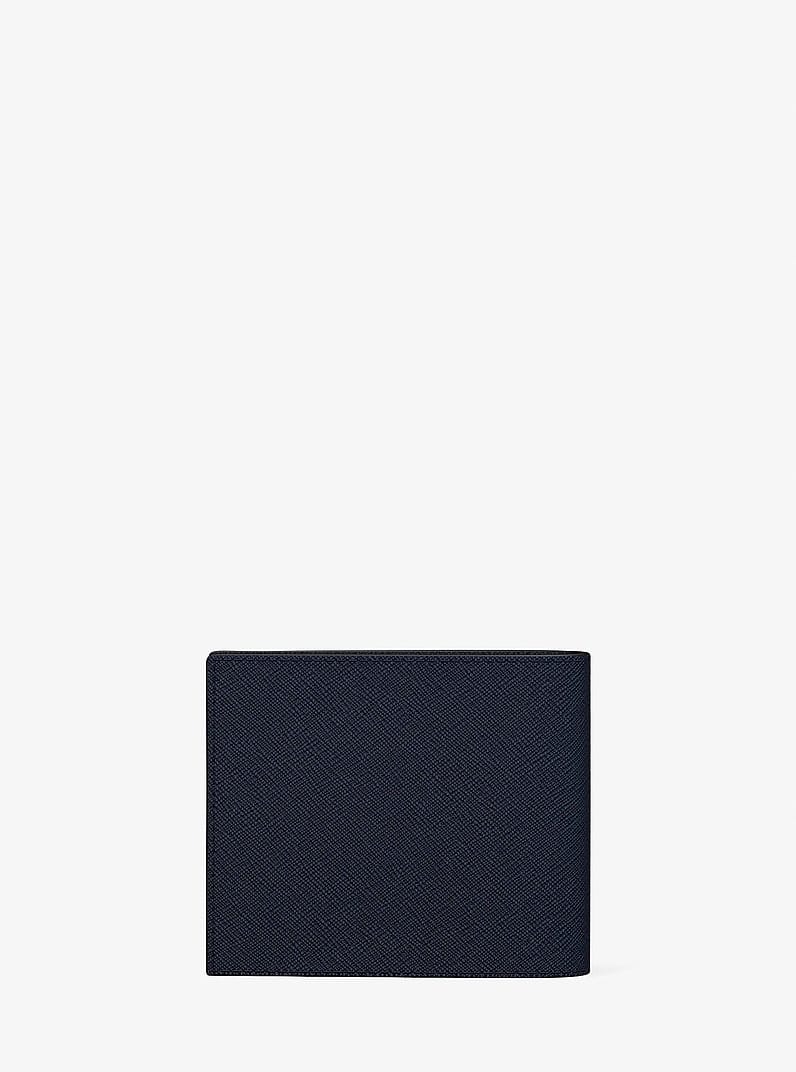 Cooper Saffiano Leather Billfold Wallet With Passcase