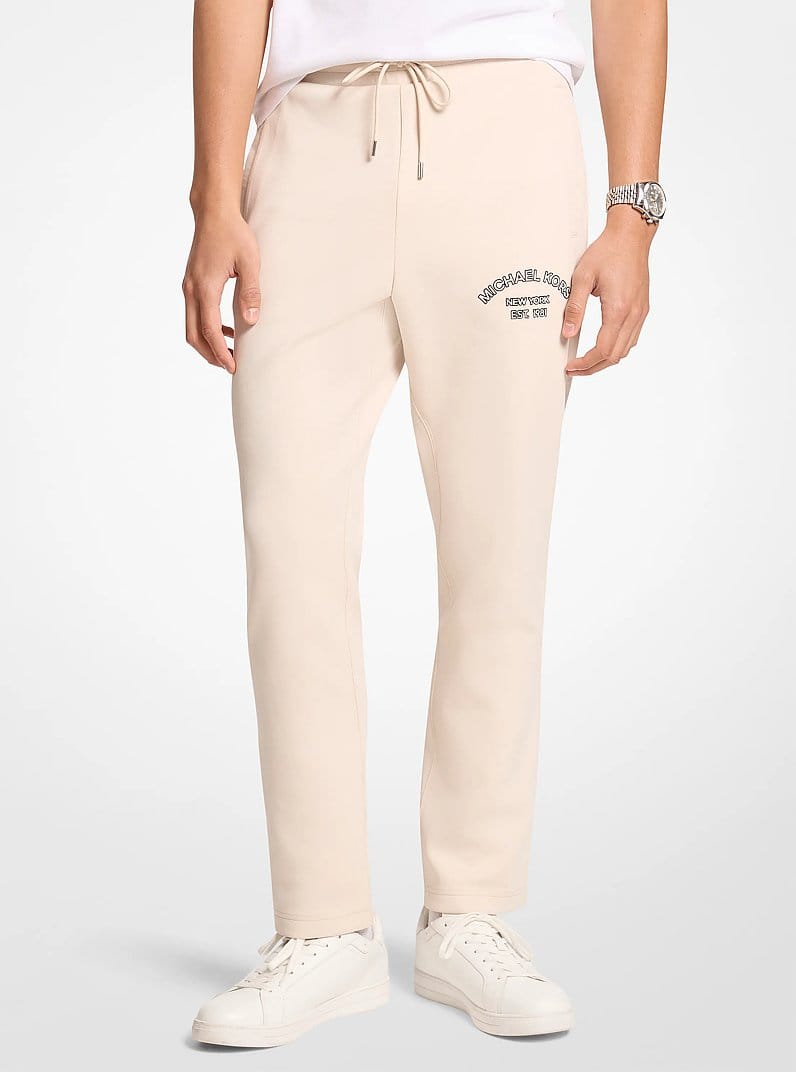 Logo Cotton Blend Joggers
