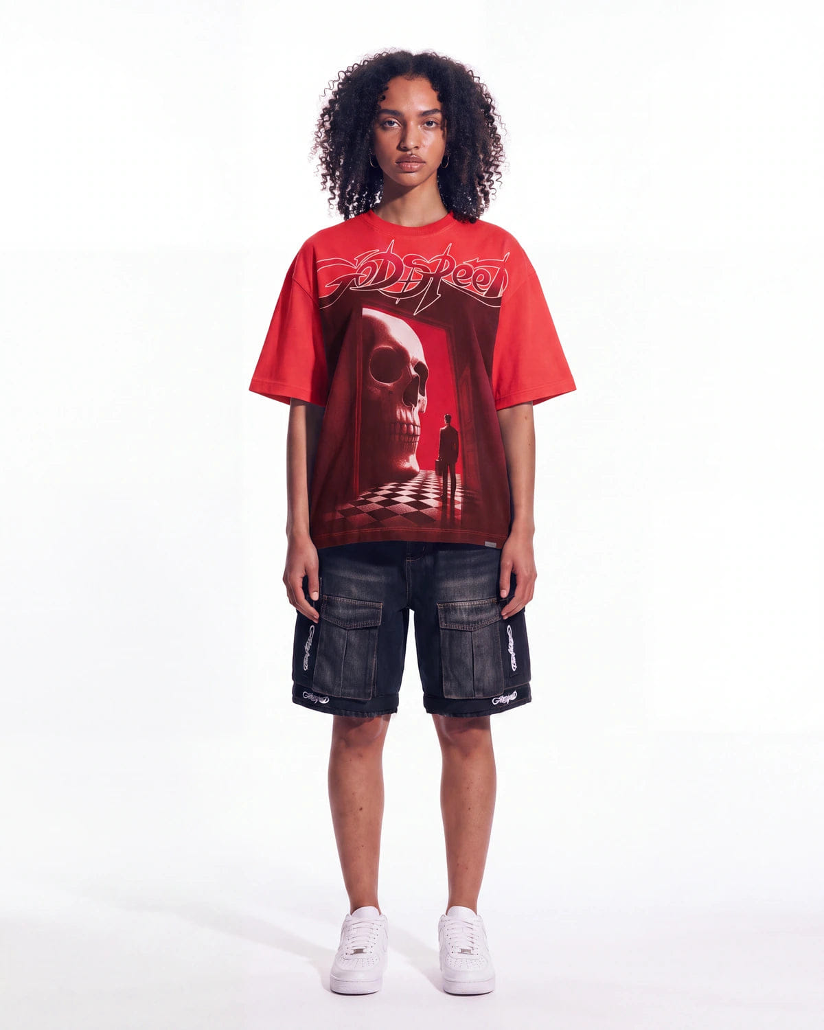 Godspeed Utility Denim Shorts Black