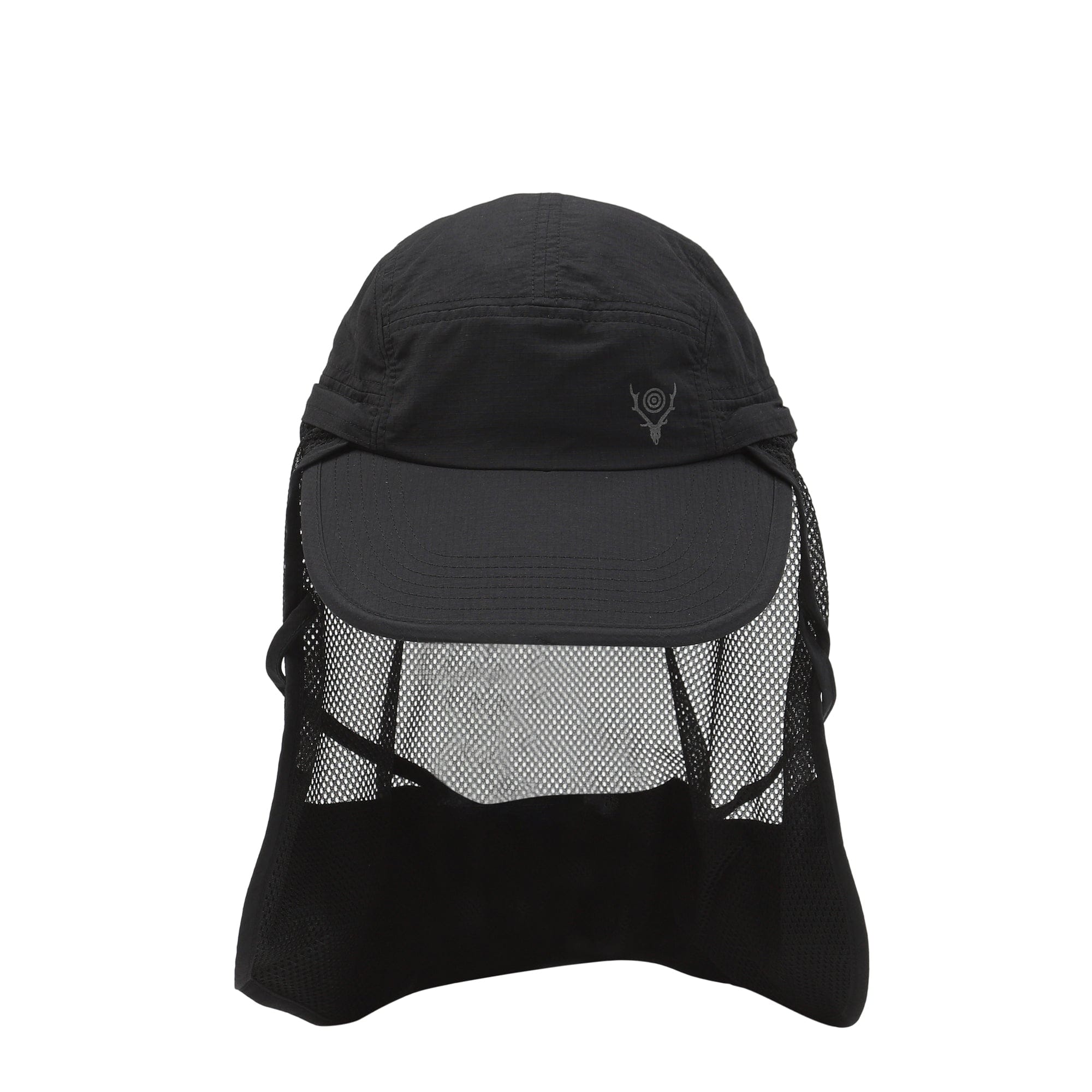 South2 West8 Sunshade Nylon Ripstop Cap - Black