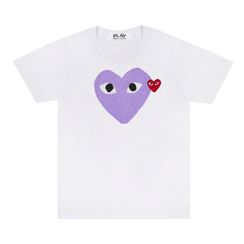 Comme des Garçons PLAY Colored Heart T-Shirt White