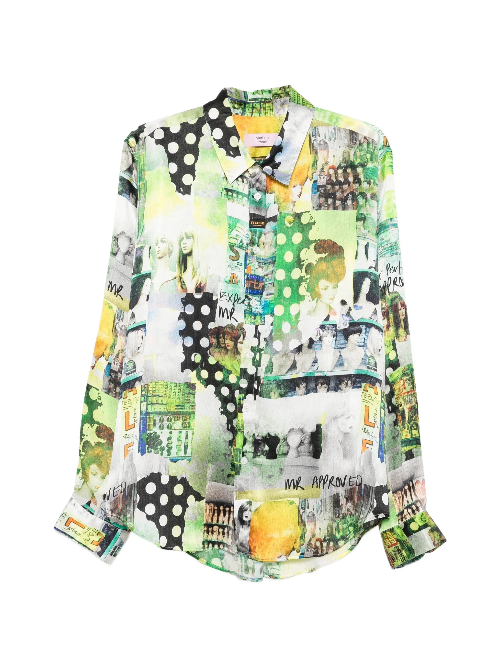 Martine Rose graphic - print long - sleeve shirt