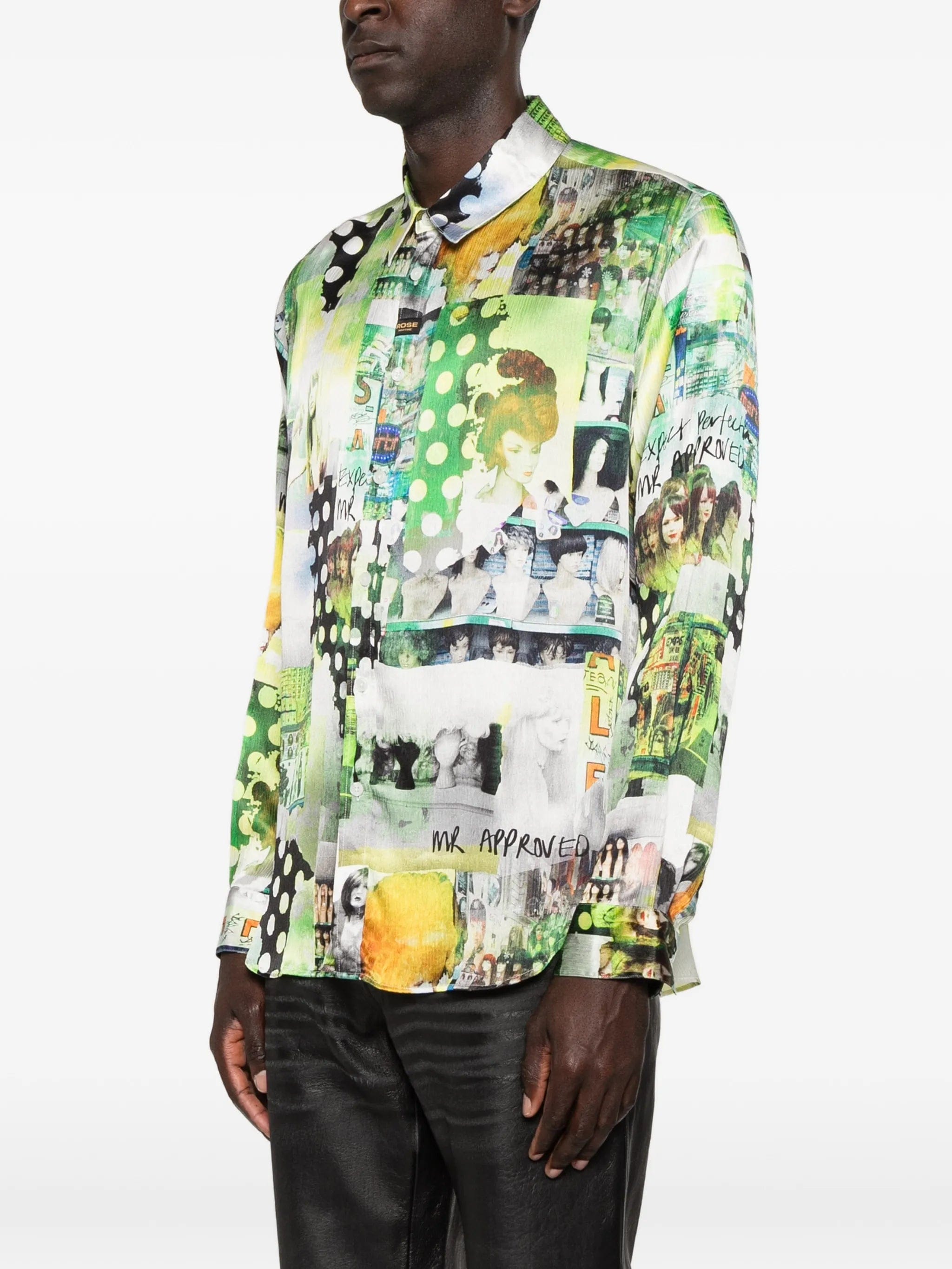 Martine Rose graphic - print long - sleeve shirt