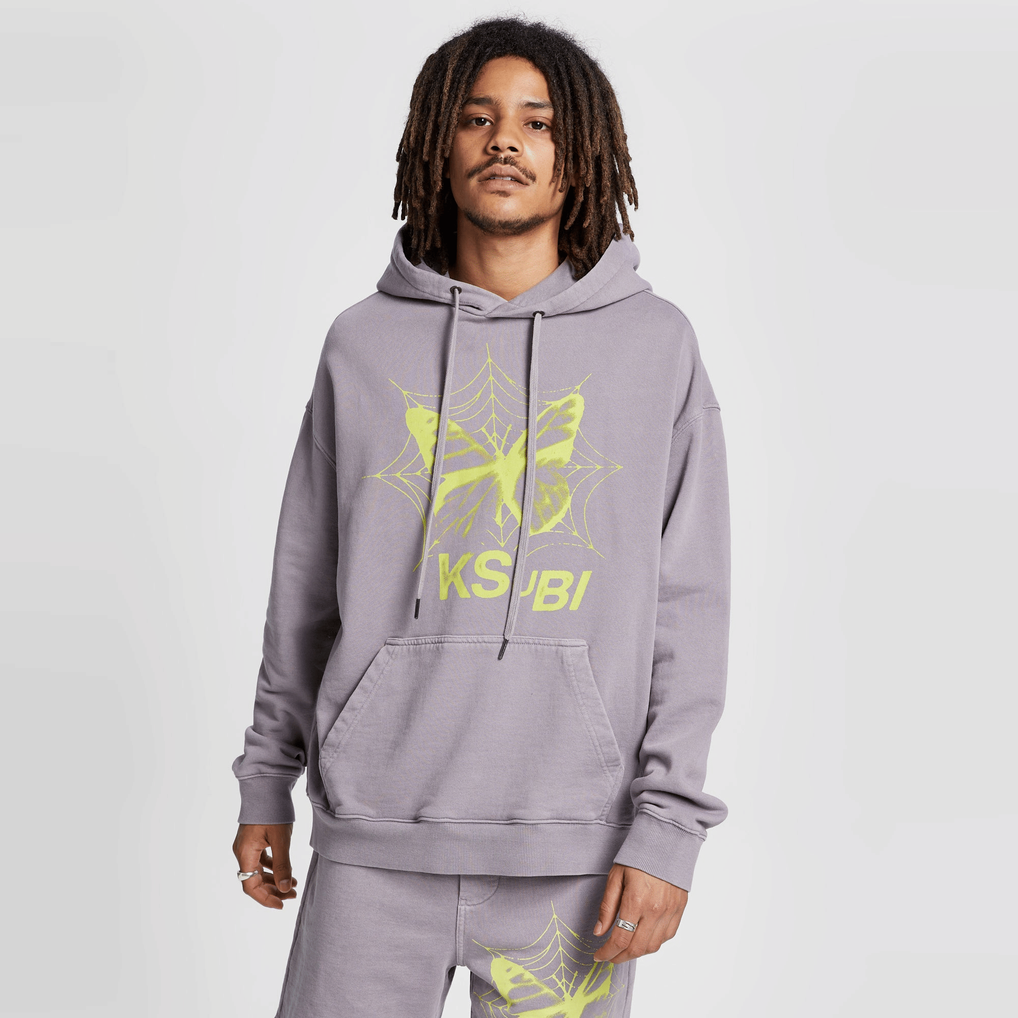 KSUBI STUCK BIGGIE HOODIE - HAZE