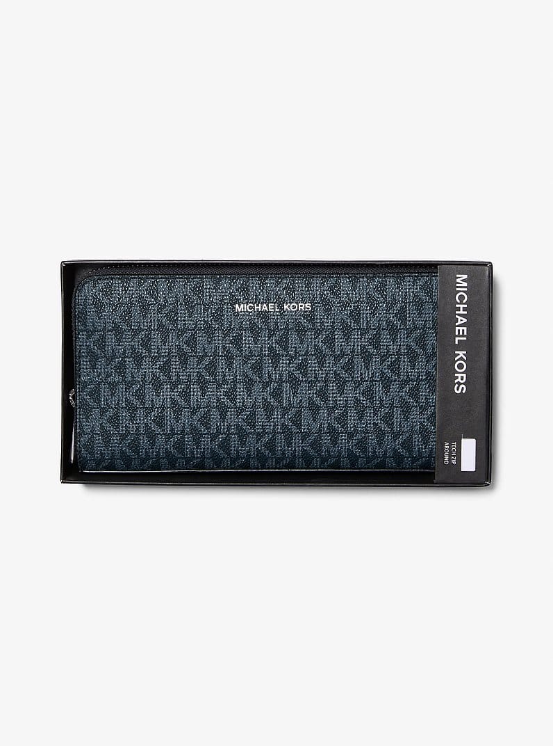 Cooper Logo Zip-Around Wallet