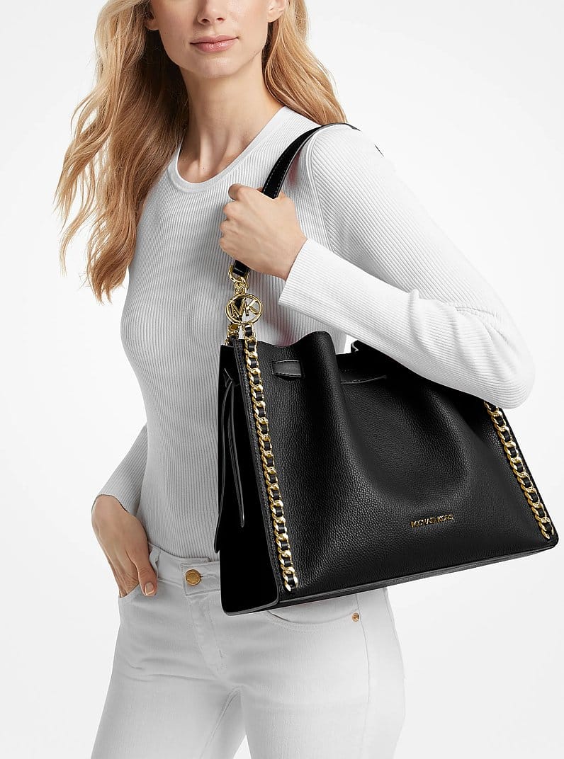 Mina Large Chain Shoulder Bag