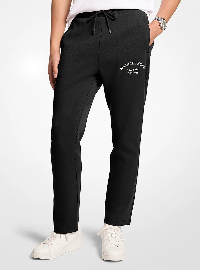 Logo Cotton Blend Joggers