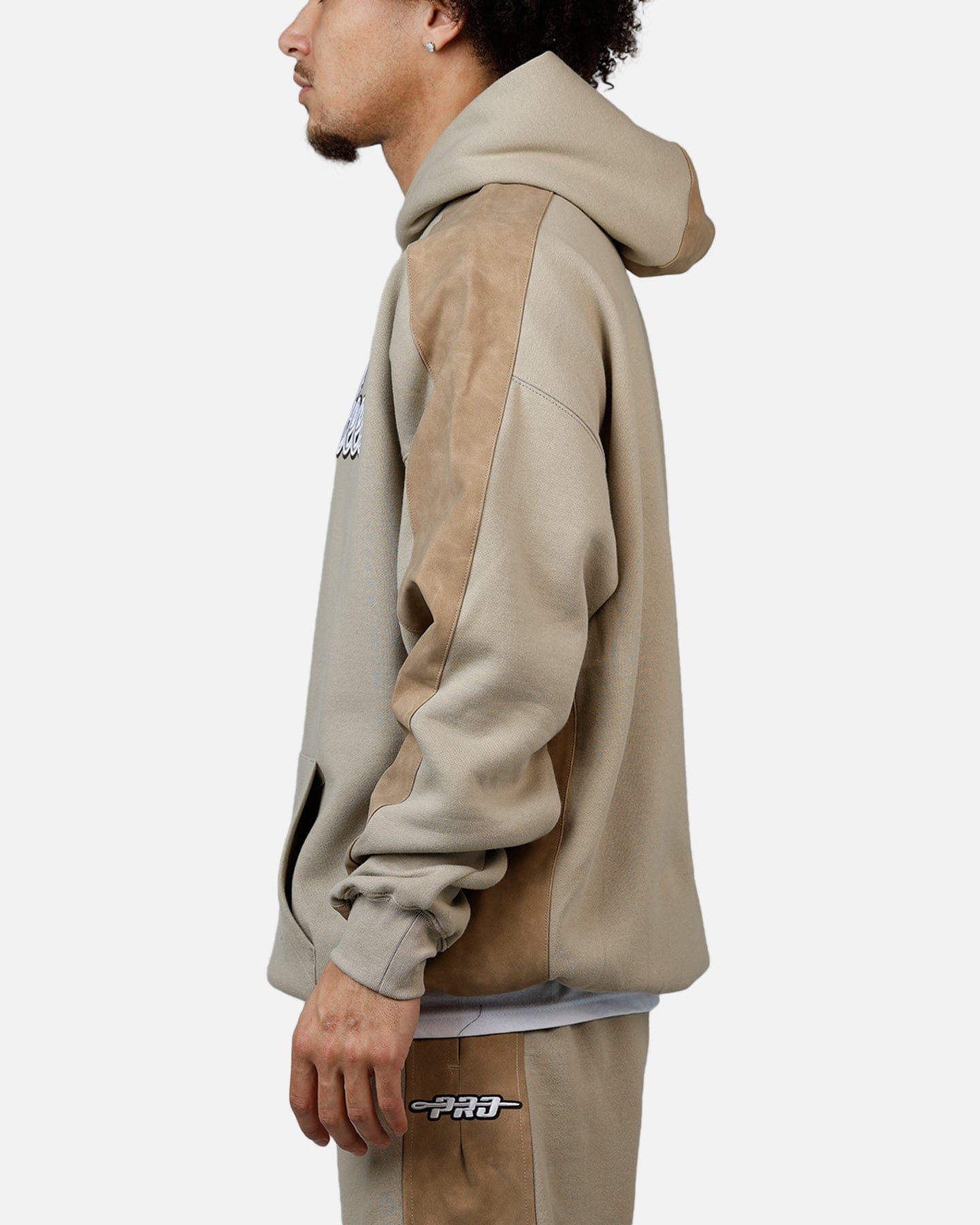 PRO Standard New York Yankees Panel Hoodie Tan