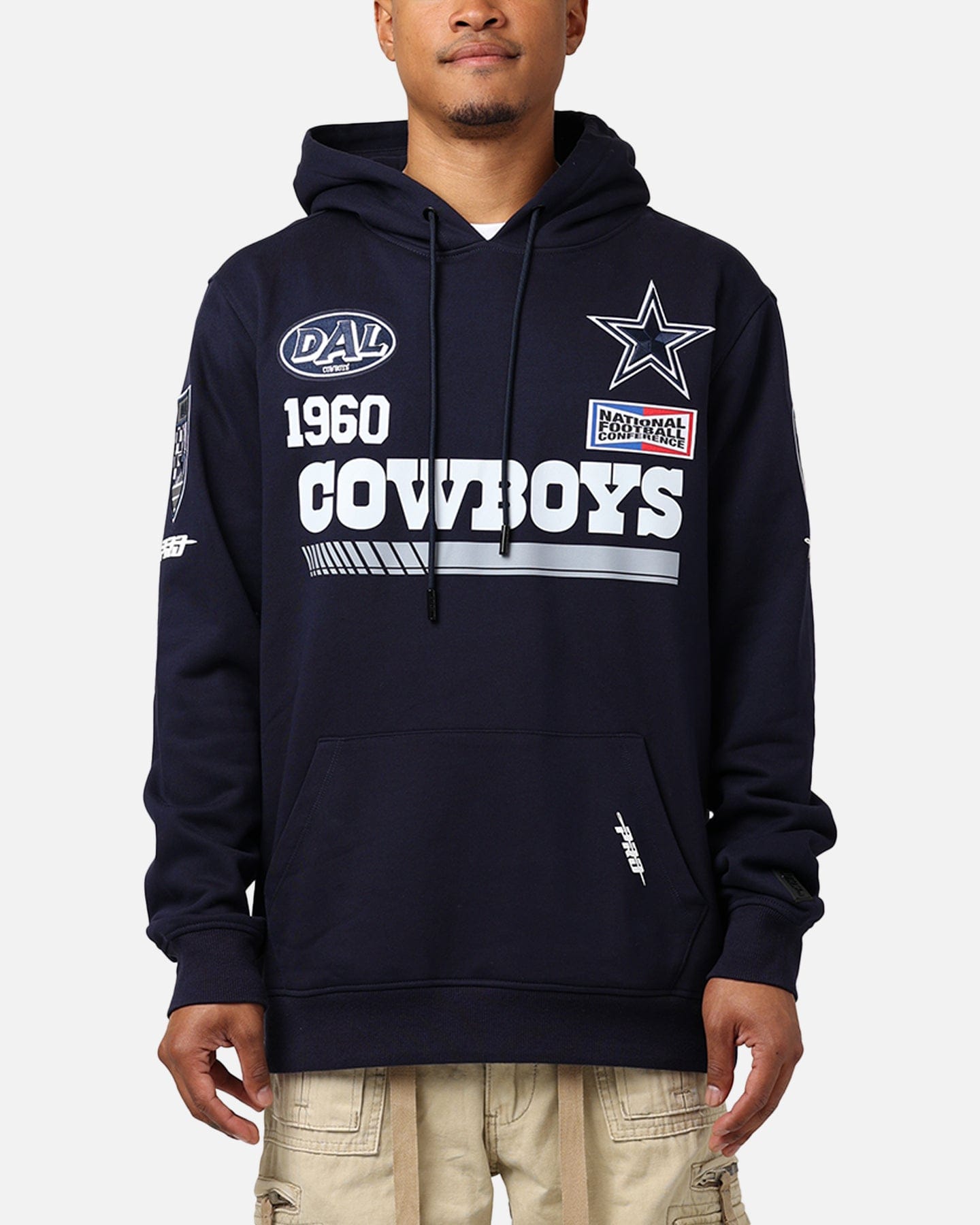 PRO Standard Dallas Cowboys Fast Lane Hoodie Midnight Navy
