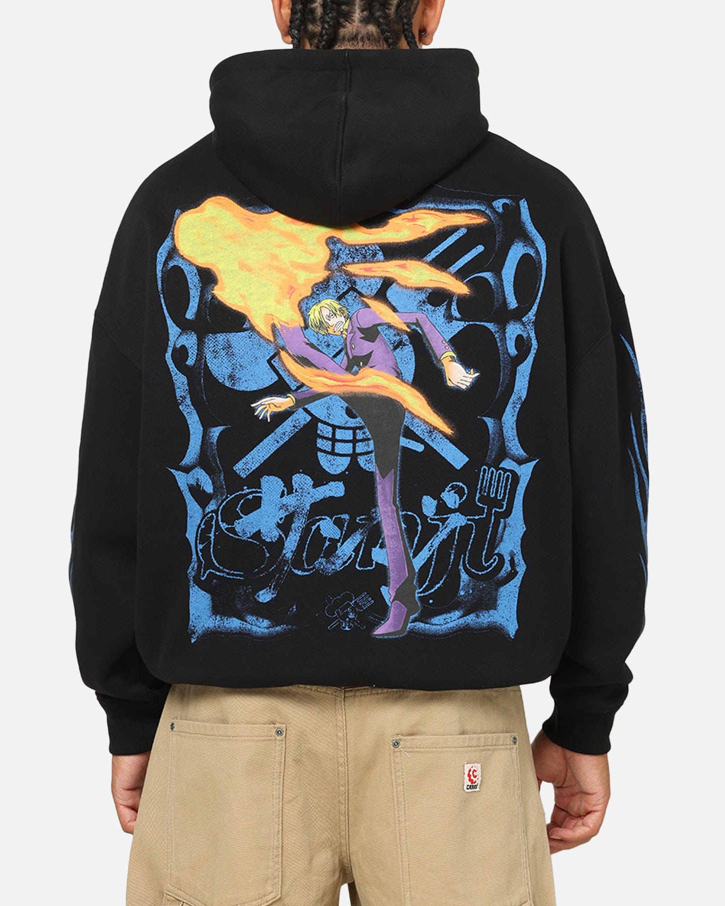 73studio x One Piece Sanji Premium Hoodie Black