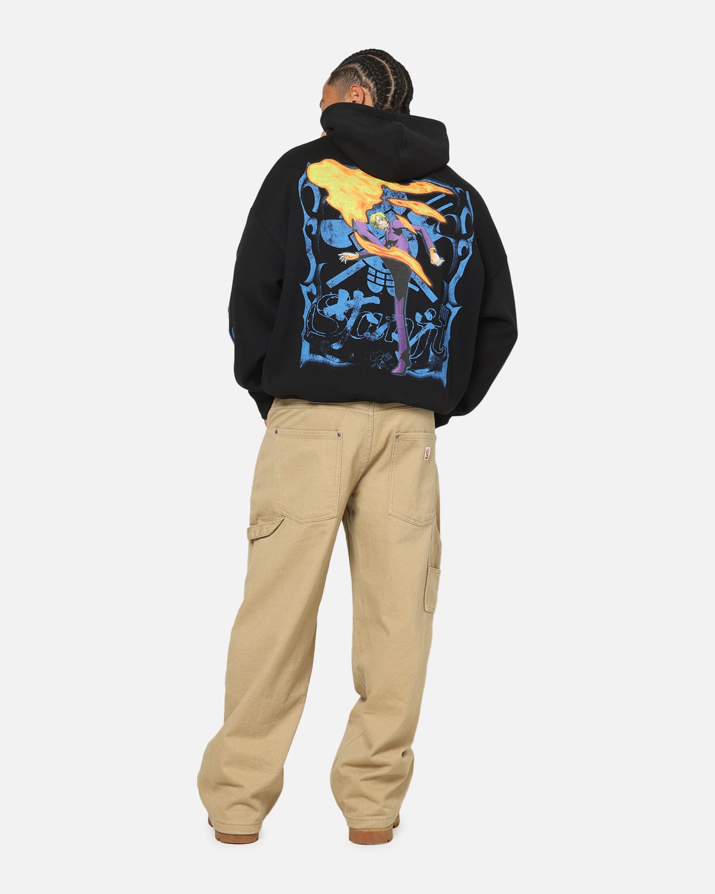 73studio x One Piece Sanji Premium Hoodie Black