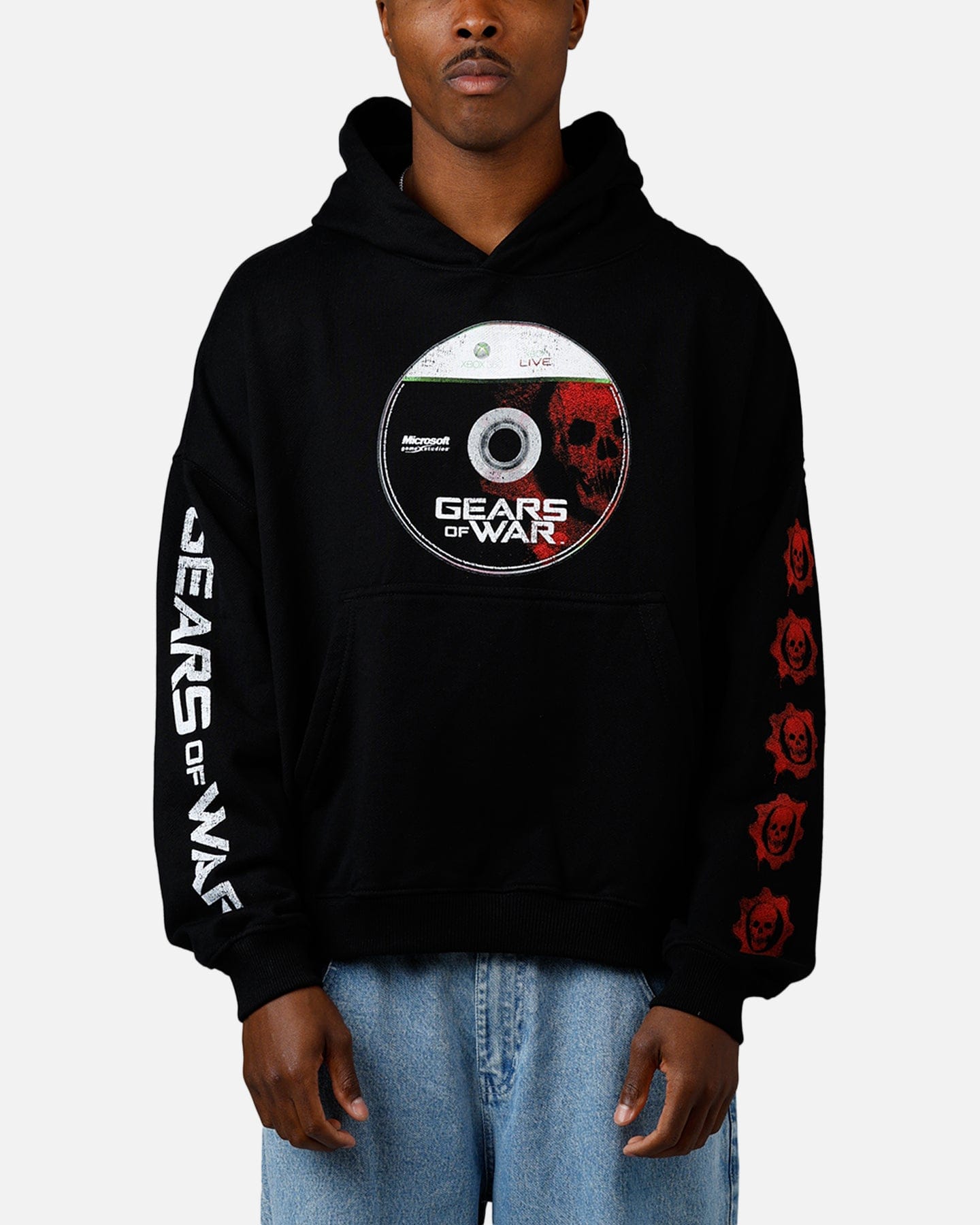 73studio x Gears Of War '08 Gears 2 Disc Hoodie Black