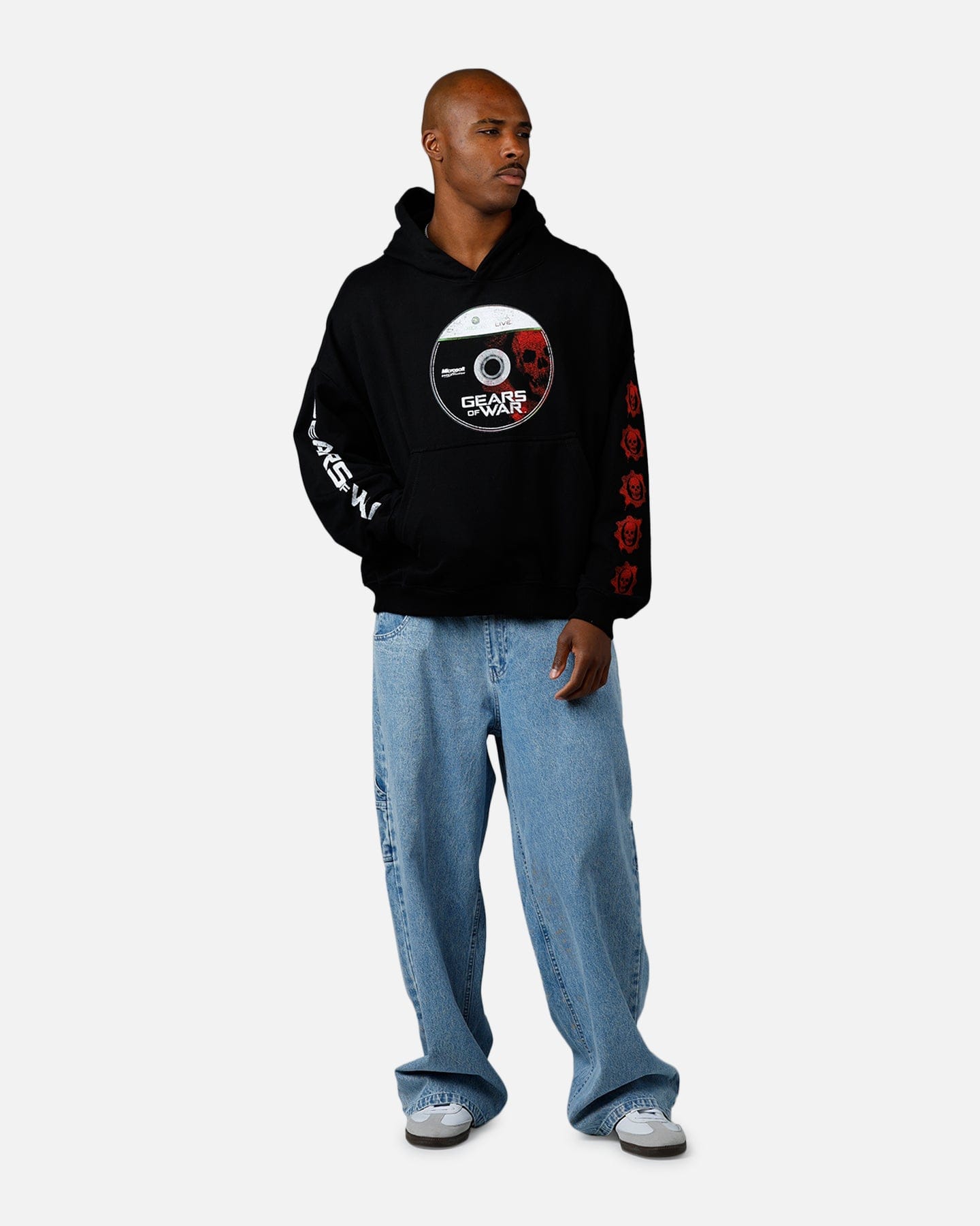 73studio x Gears Of War '08 Gears 2 Disc Hoodie Black