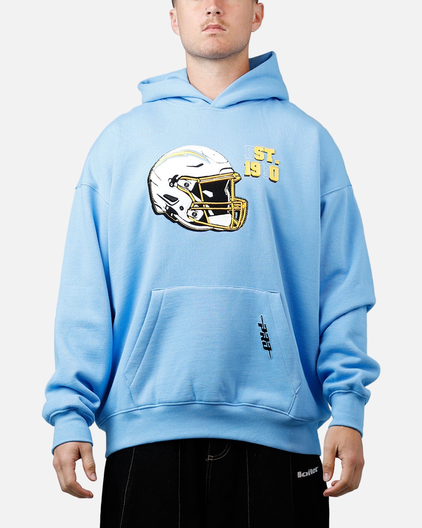PRO Standard Los Angeles Chargers Kickoff Hoodie Powder Blue