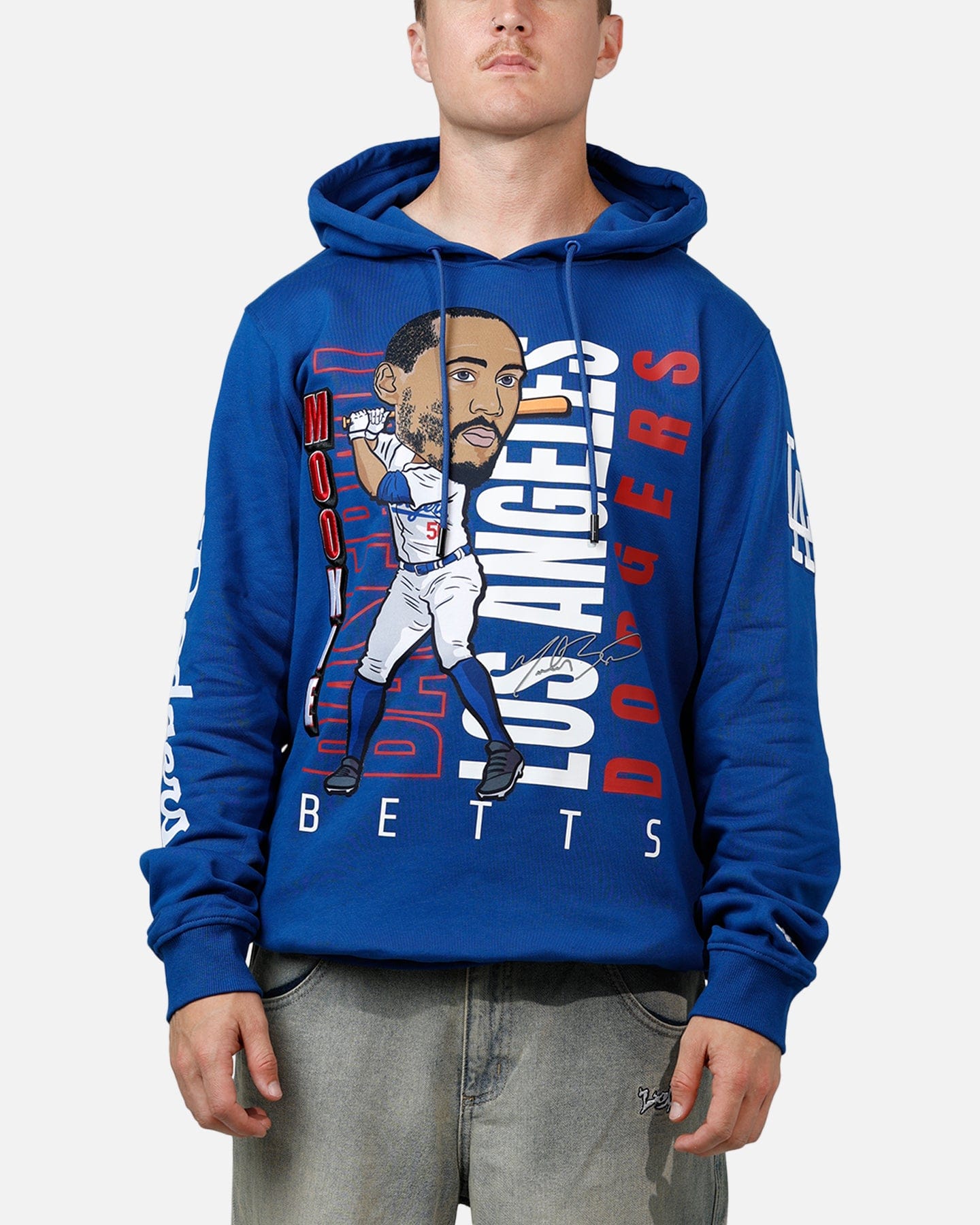 PRO Standard Los Angeles Dodgers Mookie Betts Avatar Hoodie Blue