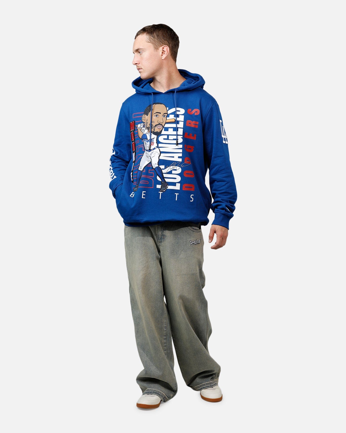 PRO Standard Los Angeles Dodgers Mookie Betts Avatar Hoodie Blue