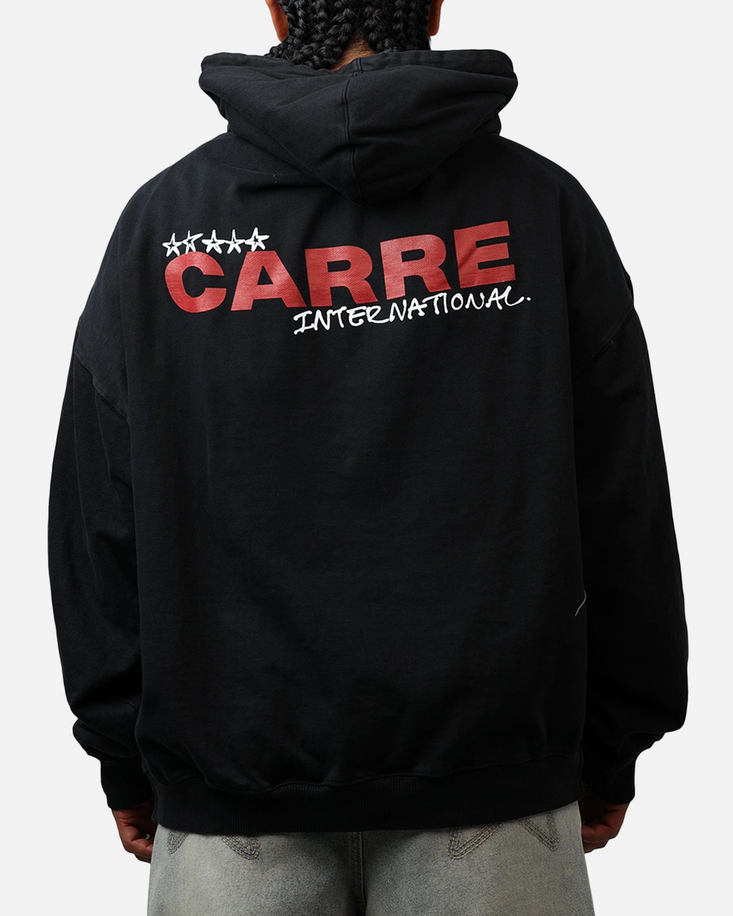 Carre Handdrawn Hoodie Black