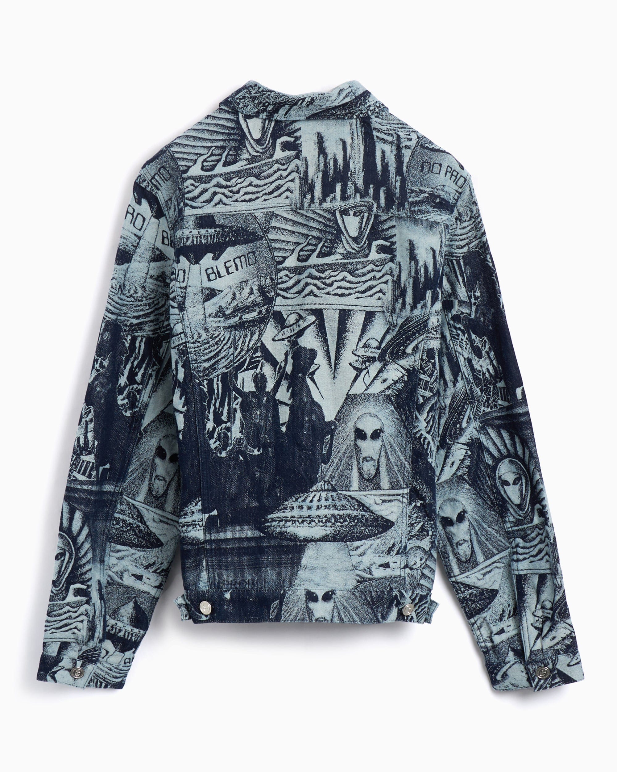 No Problemo Chaqueta vaquera No Problemo Apocalypse Jacquard Men's Trucker Jacket para hombre