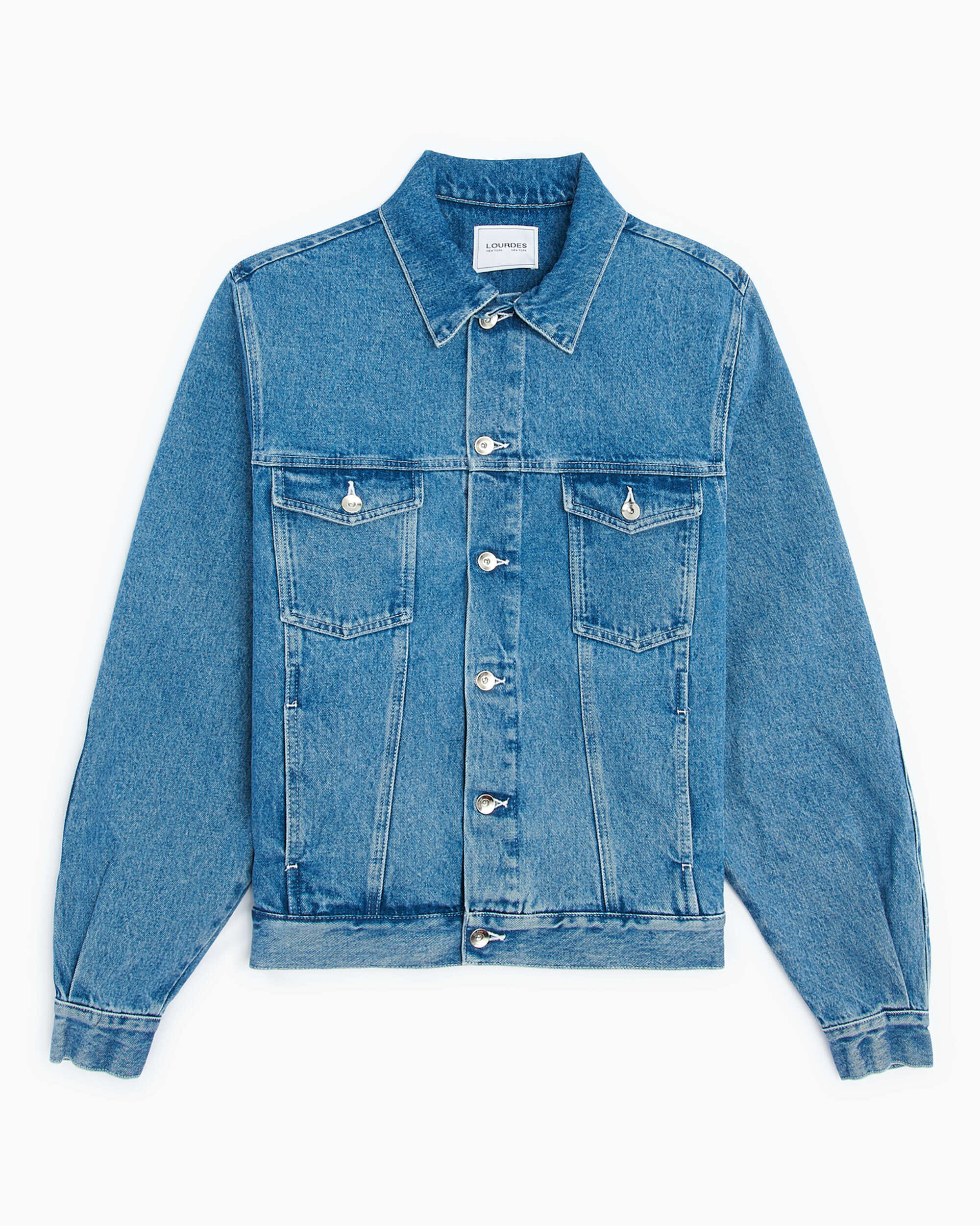 Lourdes New York Chaqueta vaquera Lourdes New York Lourdes Unisex Denim Jacket Unisex