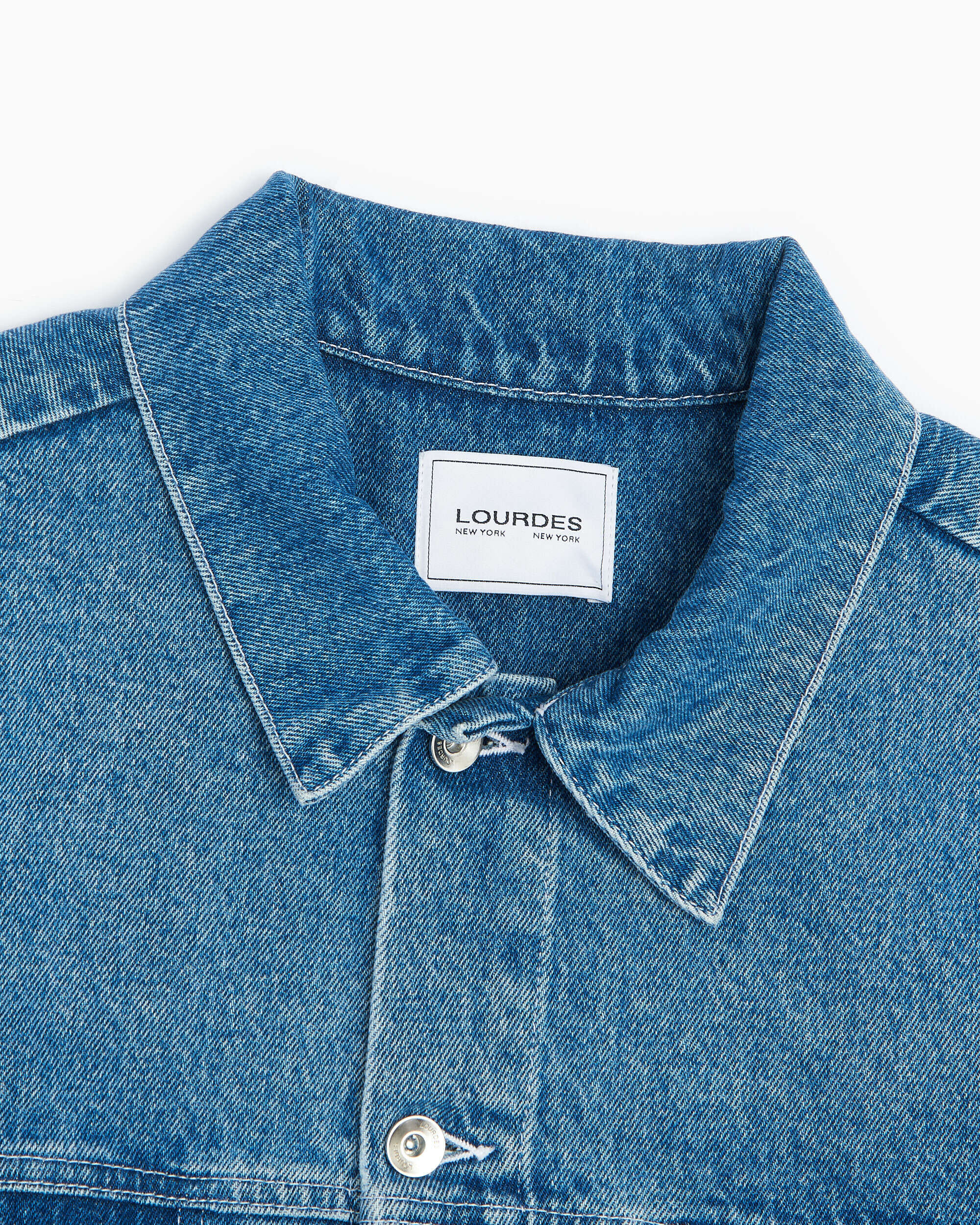 Lourdes New York Chaqueta vaquera Lourdes New York Lourdes Unisex Denim Jacket Unisex