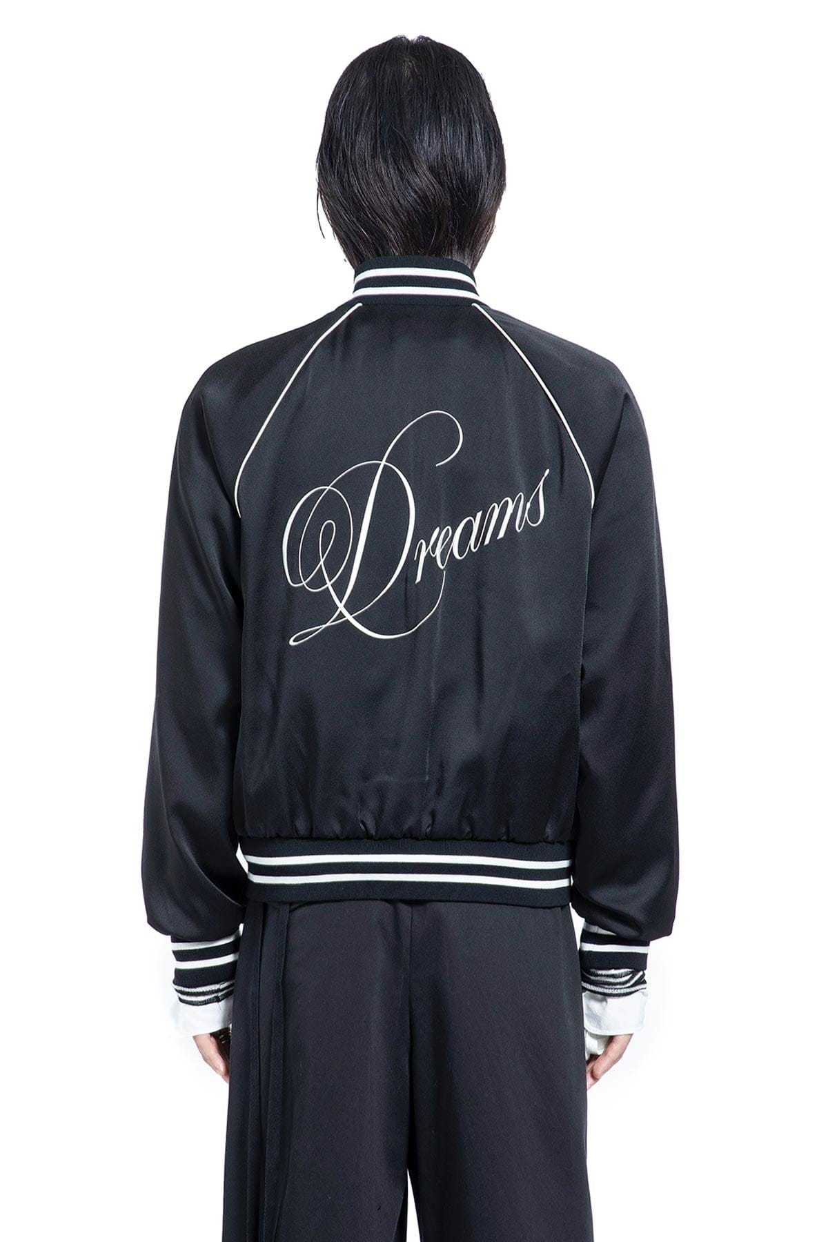 ANN Demeulemeester Esko Bomber in Cady Satin