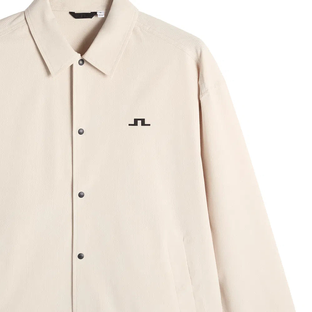 J. Lindeberg Dex Coach Overshirt - Moonbeam