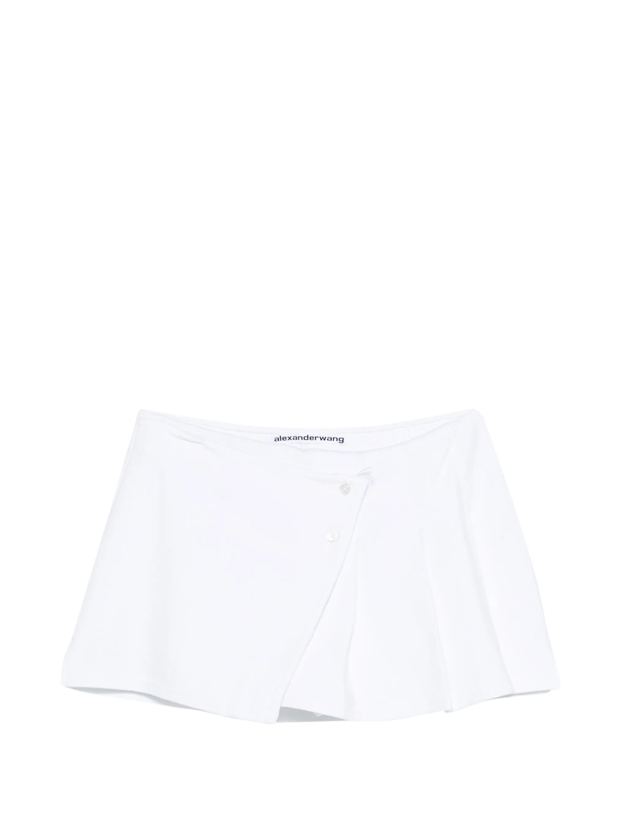 Alexander Wang pleated wrap mini skirt