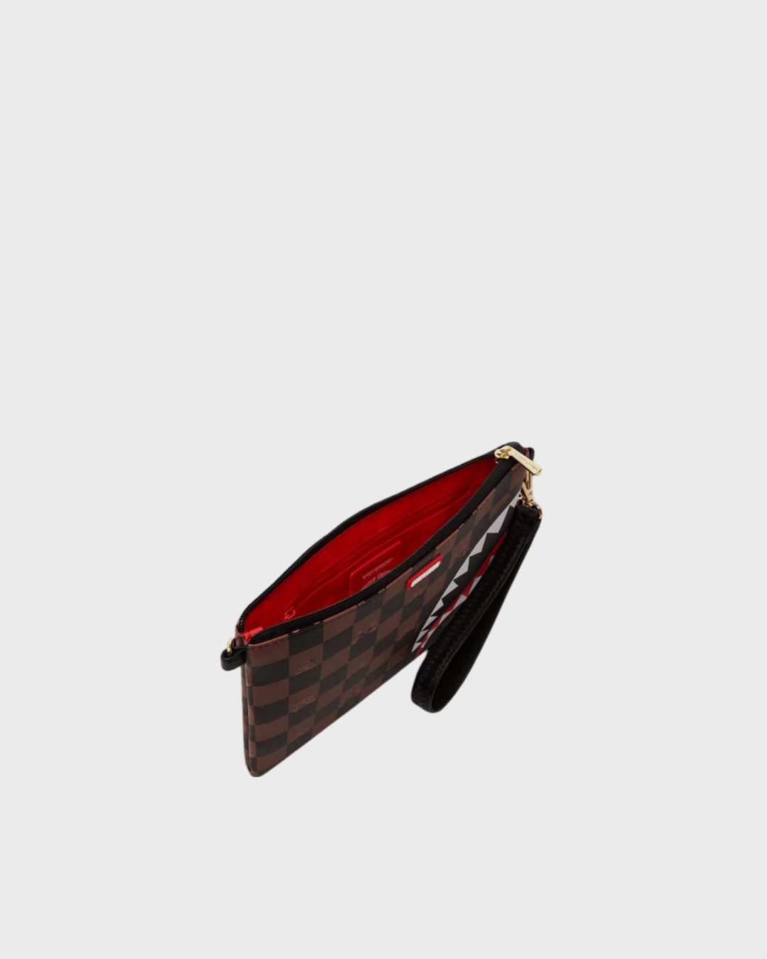 Sprayground Peeking Character Check Pouchette