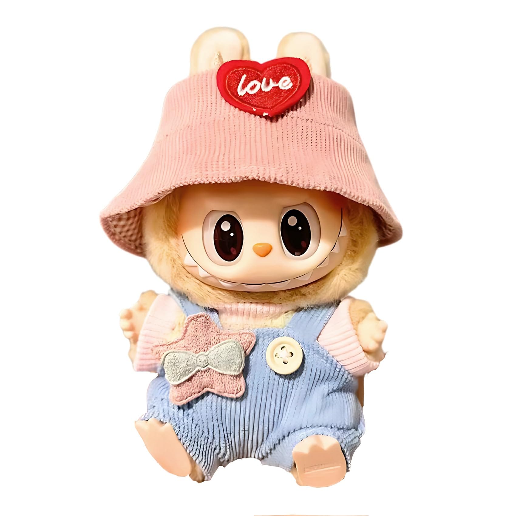 Pop Mart (Labubu) Official POP MART Labubu 17 cm Plush Doll Clothes & Outfit Accessory Set