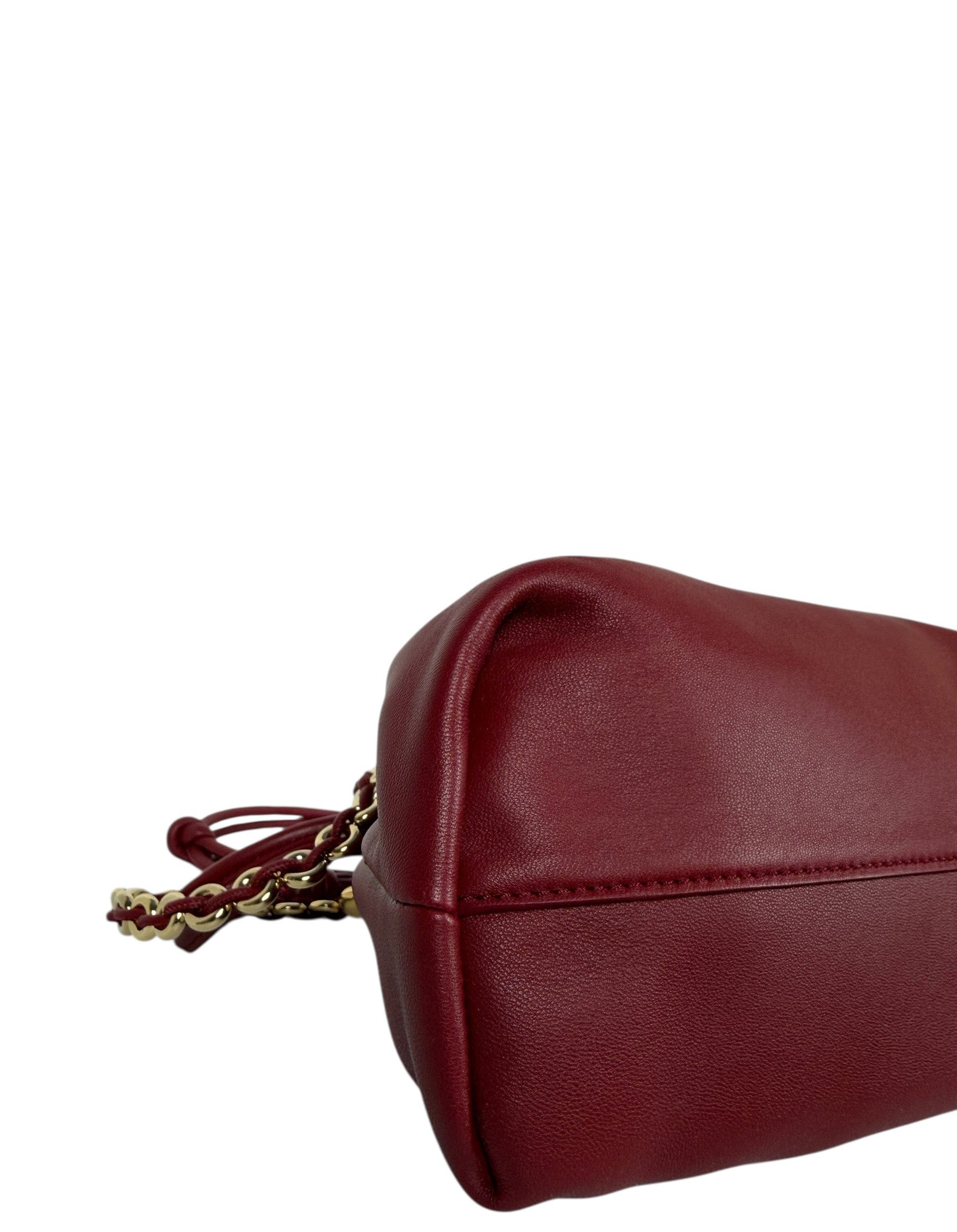 ASC Resale Loewe Dark Burgundy Medium Flamenco Bag