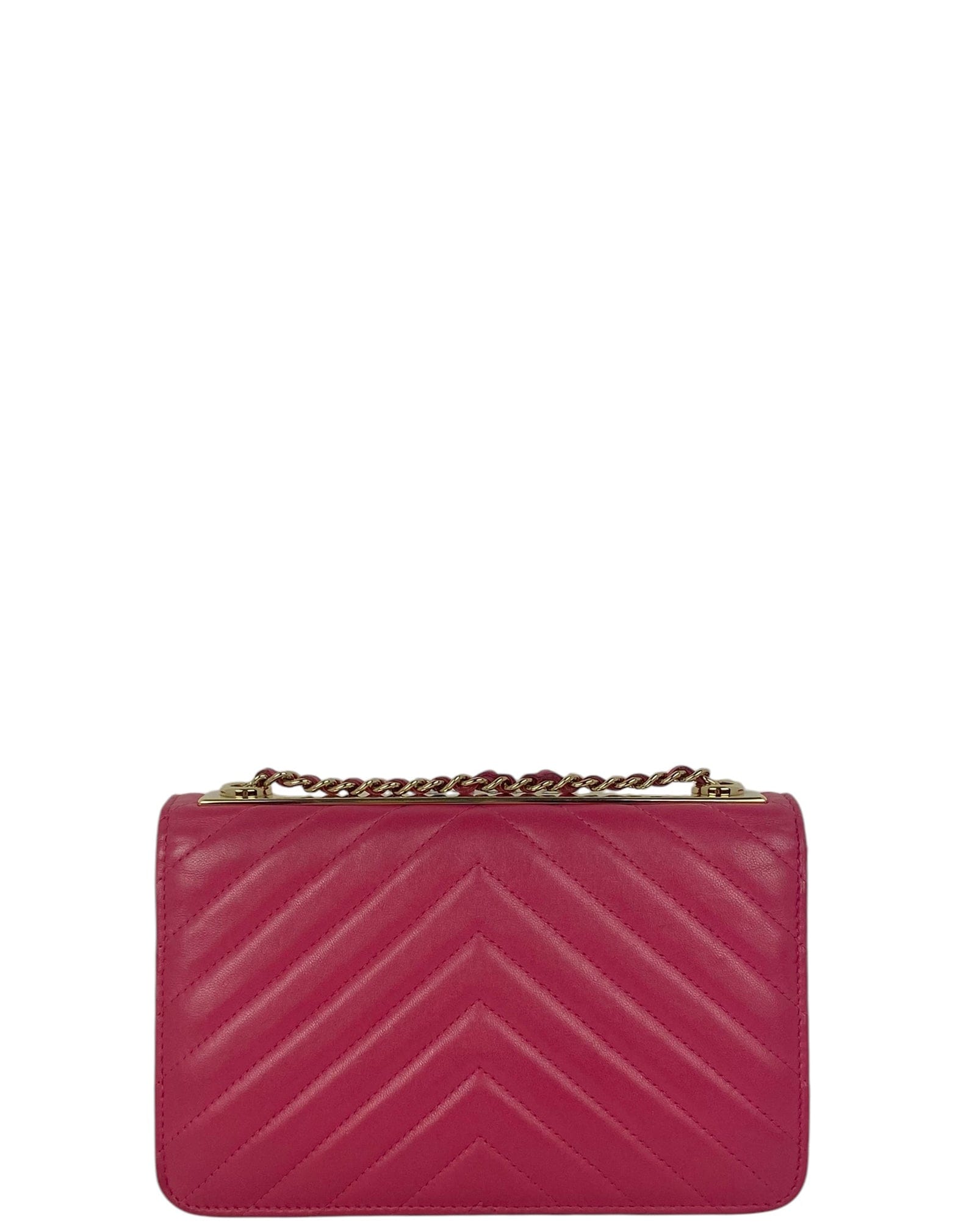 ASC Resale Chanel Pink Chevron Trendy CC WOC