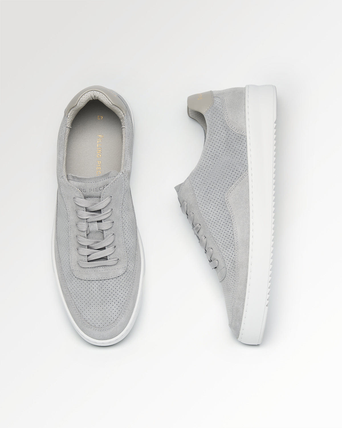 Conventional Mondo Suede Perforated Grey