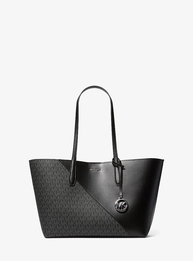 Avalon Medium Signature Logo and Smooth Tote Bag