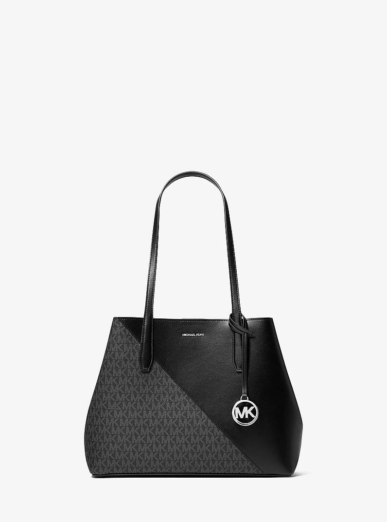 Avalon Medium Signature Logo and Smooth Tote Bag